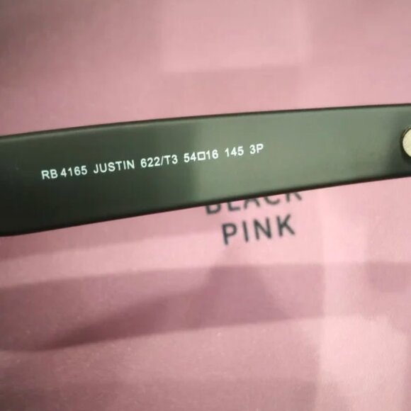 Ray-Ban RB4147 Polarized Square Sunglasses – Black Frame / Grey Lenses – Unisex - Picture 5 of 5